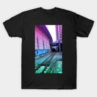 Pastel Brisbane City - Central Station Trainline T-Shirt